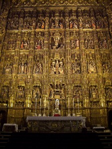 The altarpiece in the Catedral de Sevilla