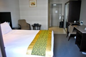My room at the Auckland City Hotel