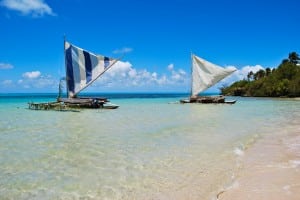 Pirouges in Bay St. Maurice