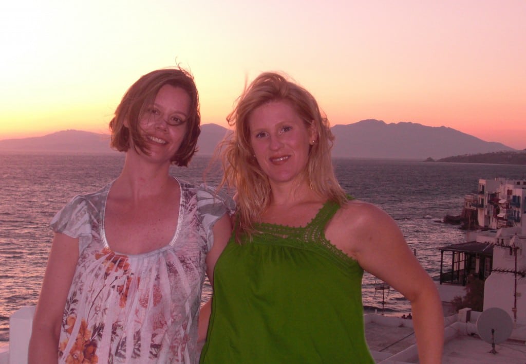 Sunset from our terrace