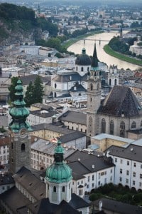 The view from Festung Hohensalzburg