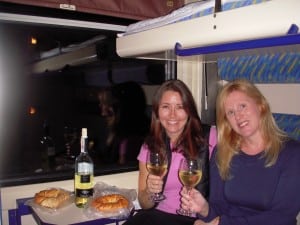 On the overnight train from Krakow