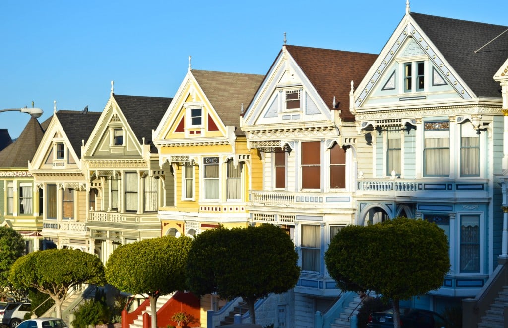 The "Painted Ladies" of Alamo Square