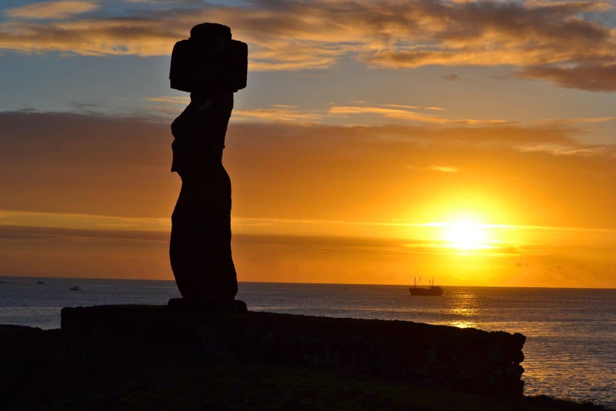 Easter Island Chile Sunset