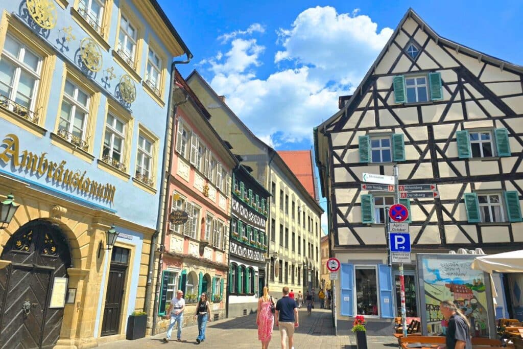 Streets of Bamberg Germany Bavaria