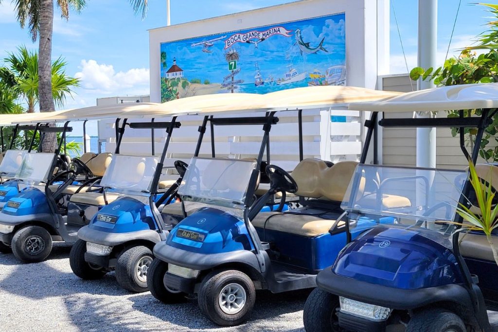 Boca Grande Florida Transportation Golf Carts