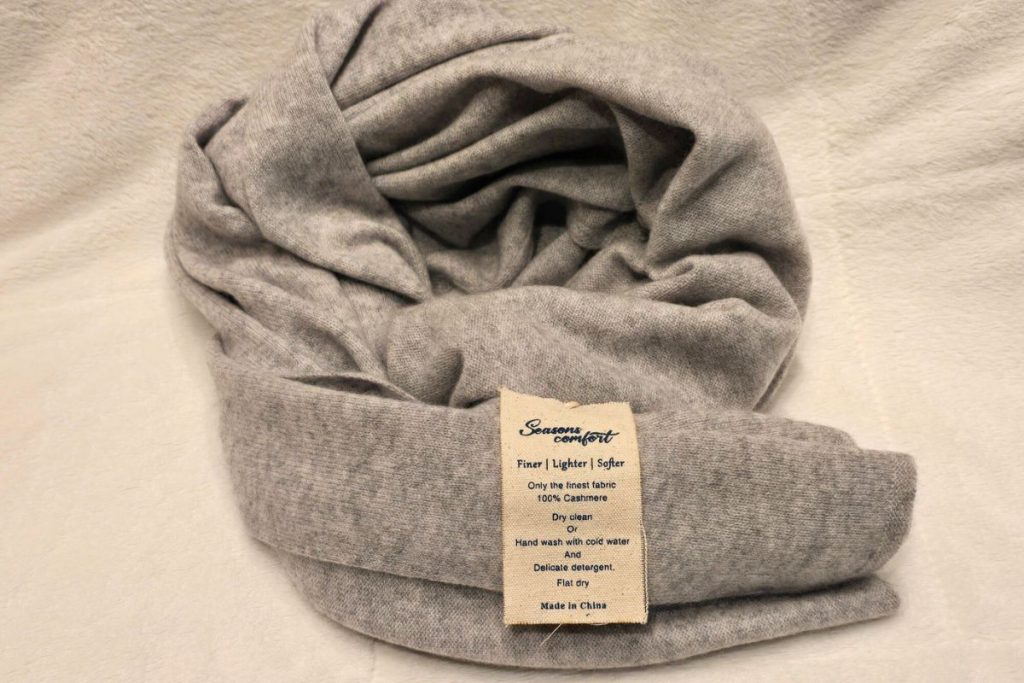 Seasons Comfort 100% Cashmere Travel Wrap