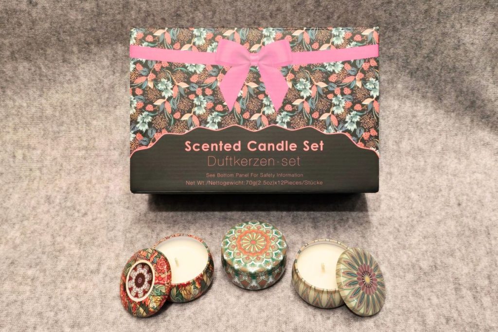 12 Pack Soy Wax Candles for Travel