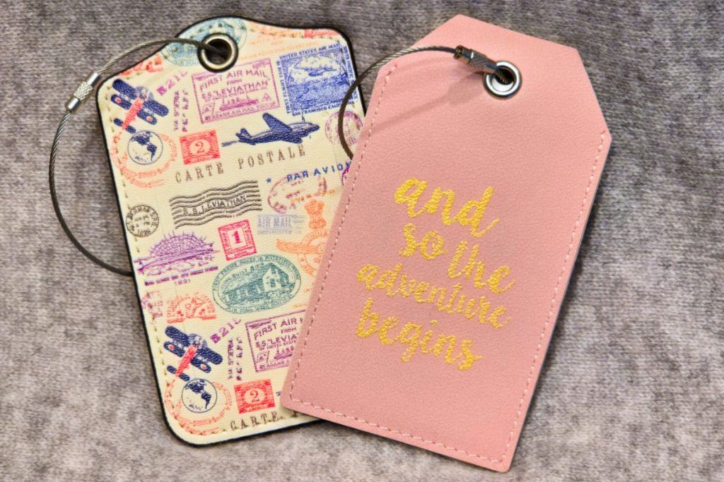 Travel Stamp Luggage Tags Gifts for Travelers