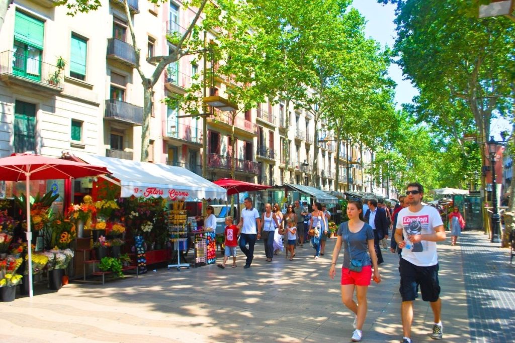 Las Ramblas Barcelona Spain