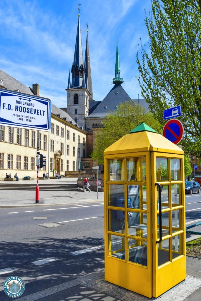 Luxembourg City Phone Booth