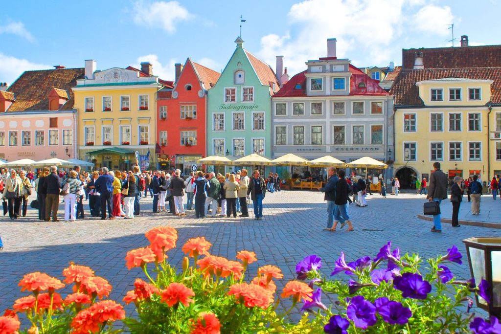 Old Town Square, Tallinn, Estonia