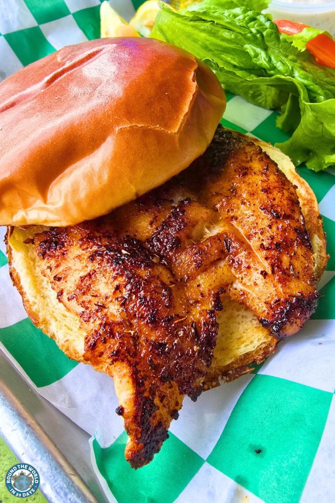 Grouper Sandwich Nervous Nellies Ft Myers Beach