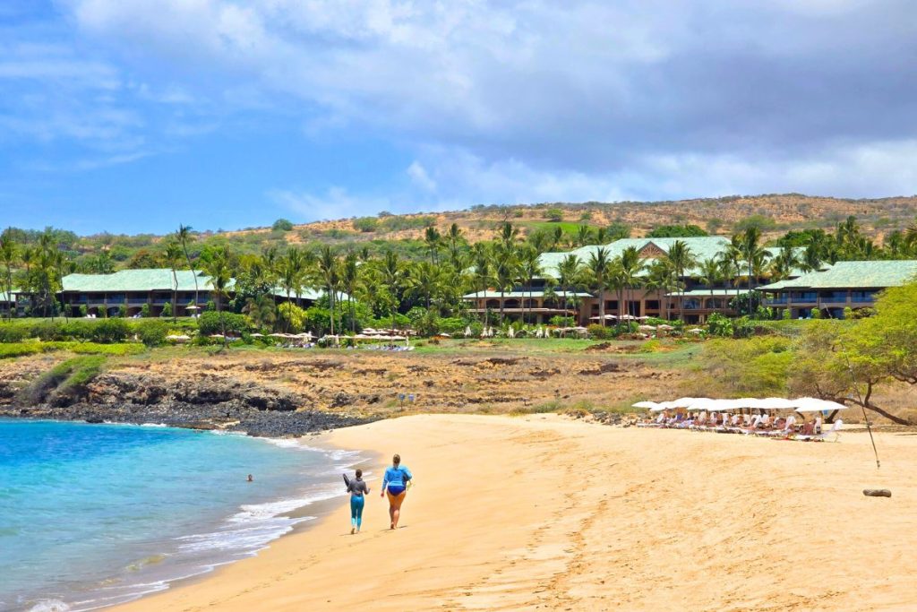 Hulopoe Bay Lanai Hawaii