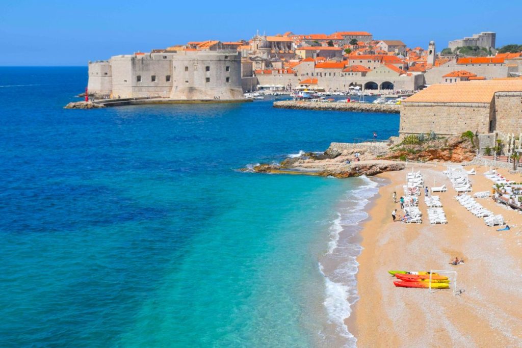 Banje Beach Dubrovnik Croatia