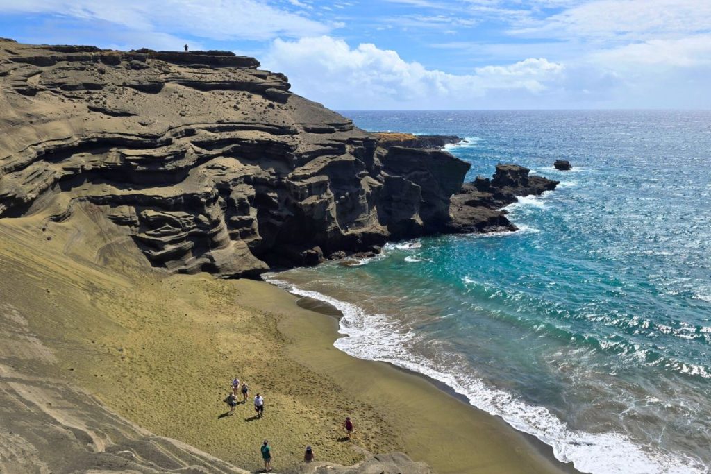 Papakolea Green Sand Beach Big Island Hawaii