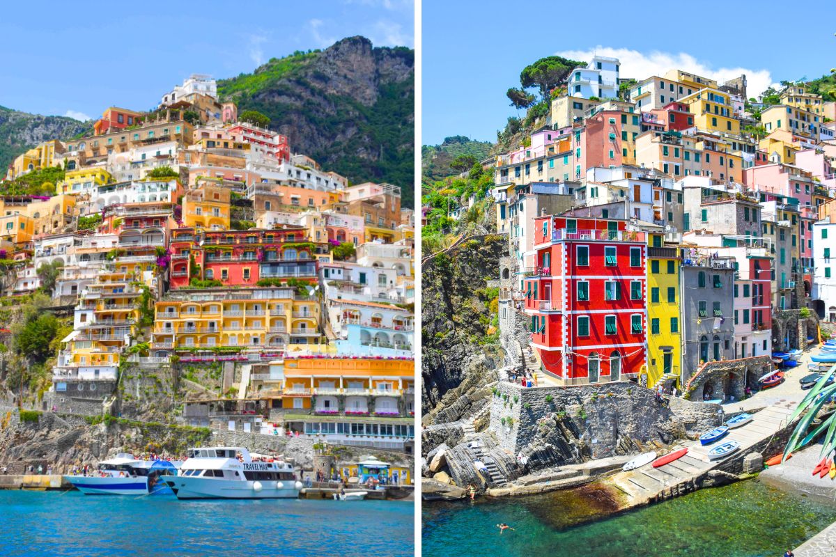 The Amalfi Coast or Cinque Terre Italy
