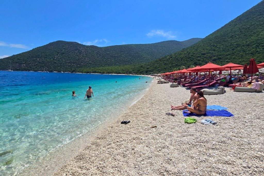 Antisamos Beach Kefalonia Island Greece