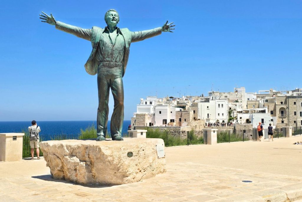 Domenico Modugno Statue Polignano a Mare Puglia