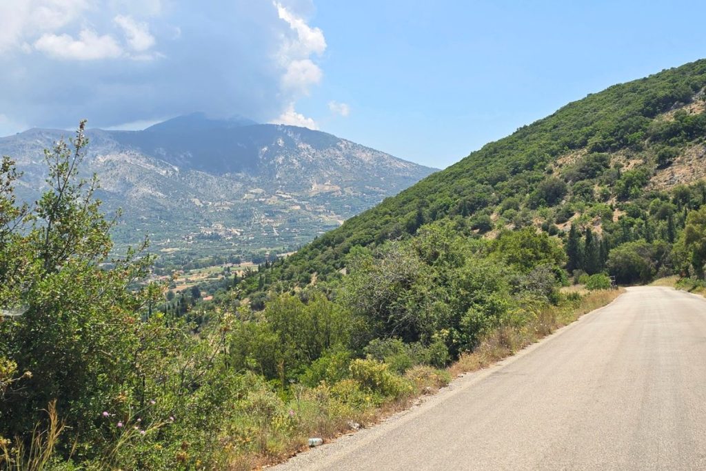 Driving in Kefalonia Greece