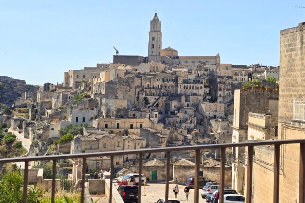 First Glimpse of Matera Italy