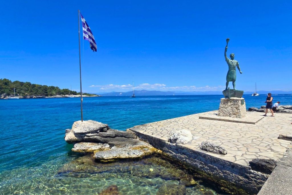 George Anemoyiannis Monument Paxos Greece