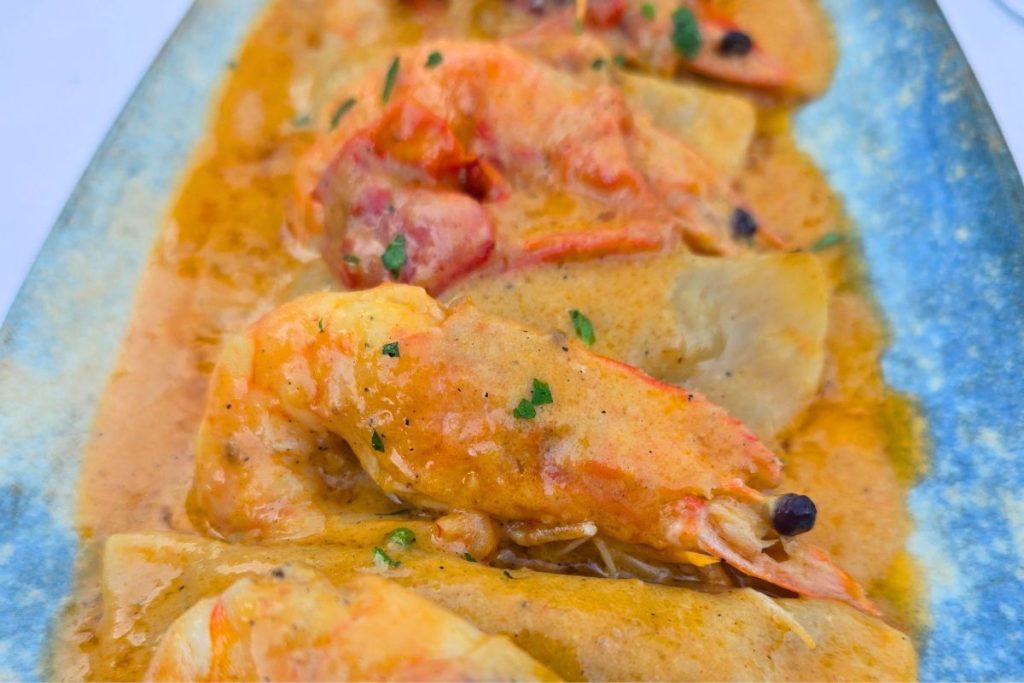 Hand Made Ravioli with Shrimp Paxos Greece