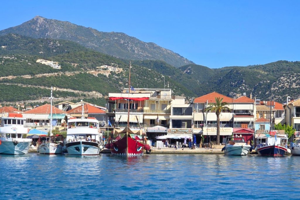 Lefkada Nidri Town Greece