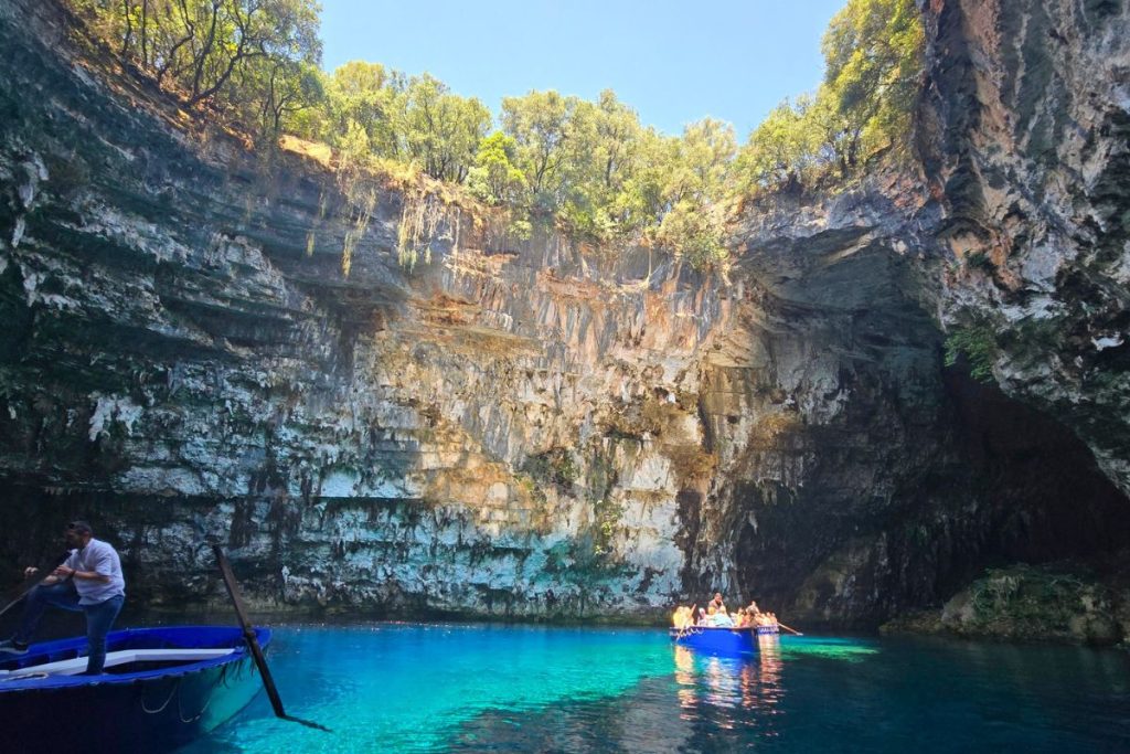 Melissani Cave Lake Kefalonia Greece