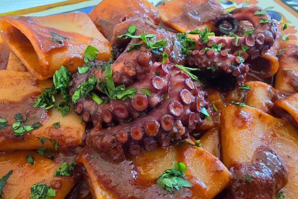 Octopus Pasta Polignano a Mare Puglia