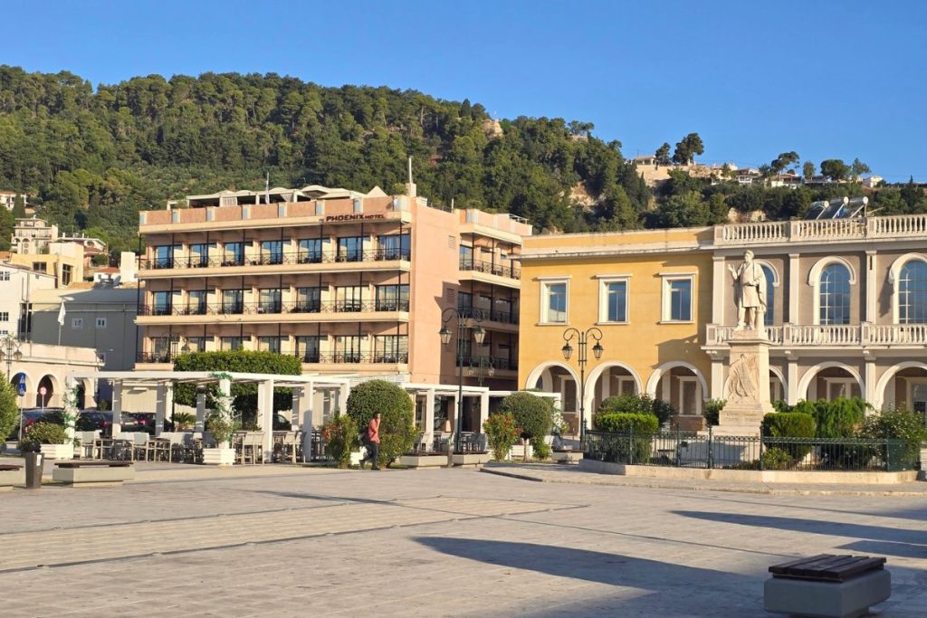 Solomos Square Zakynthos Town Greece
