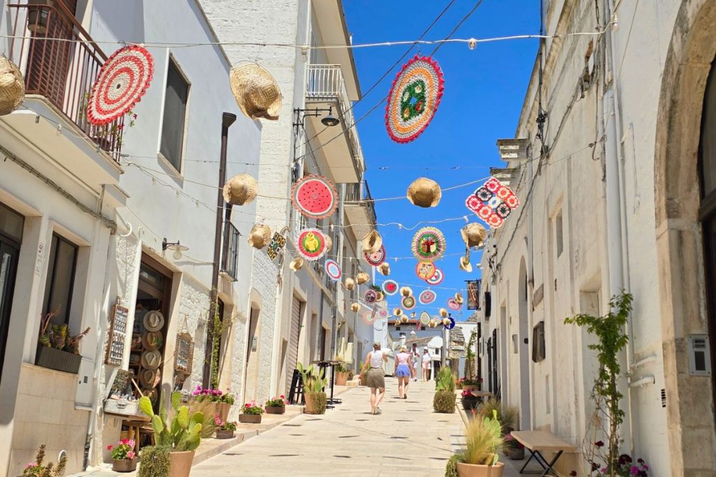 Streets of Alberobello Italy