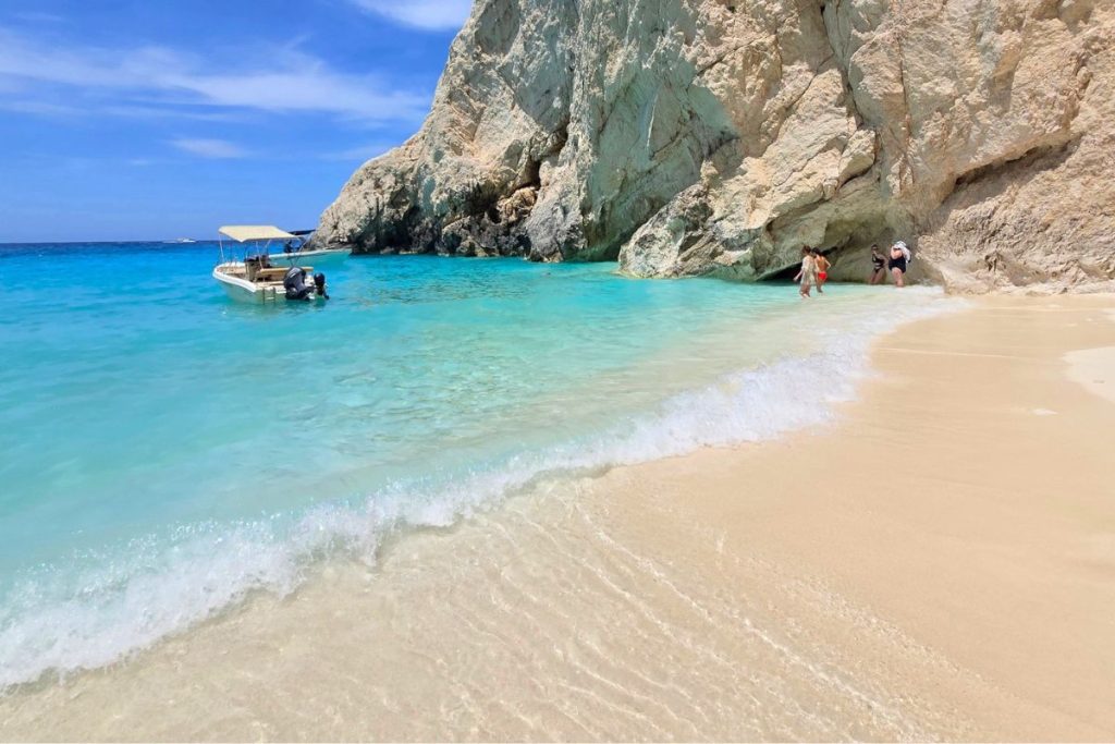 White Sand Beach Zakynthos Greece