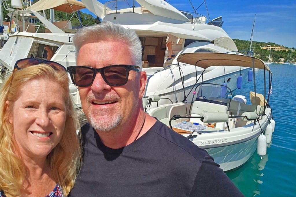 With Dave and our Boat Paxos