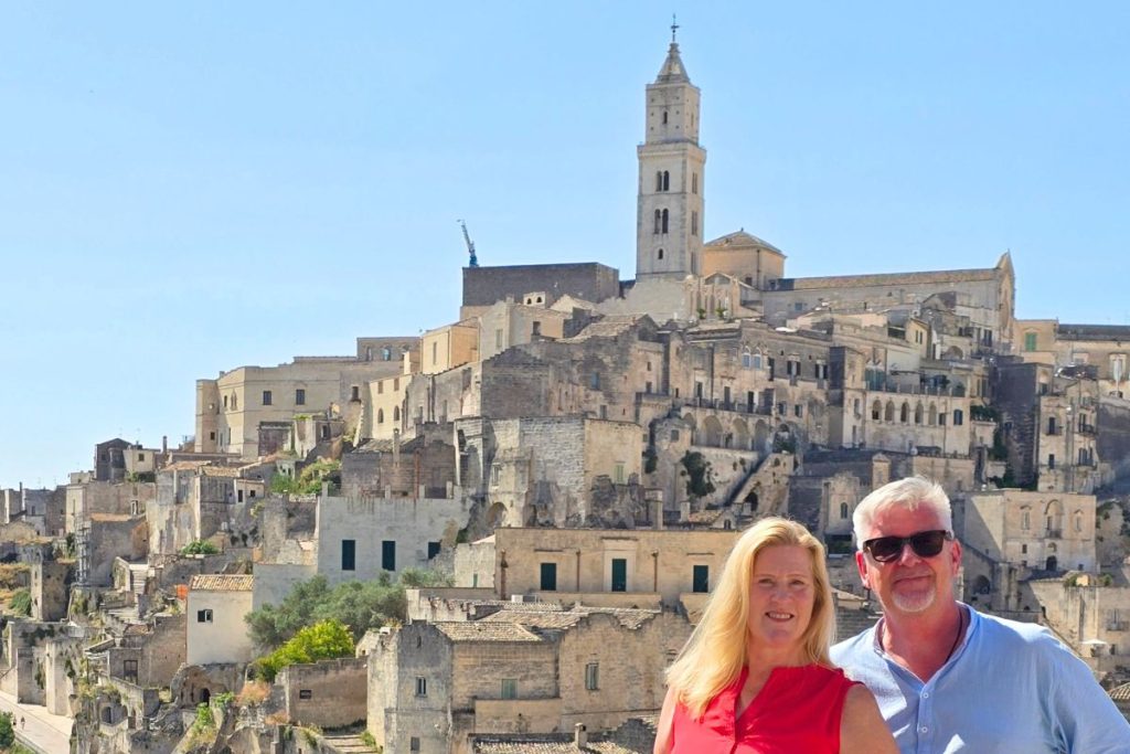 With Dave in Matera