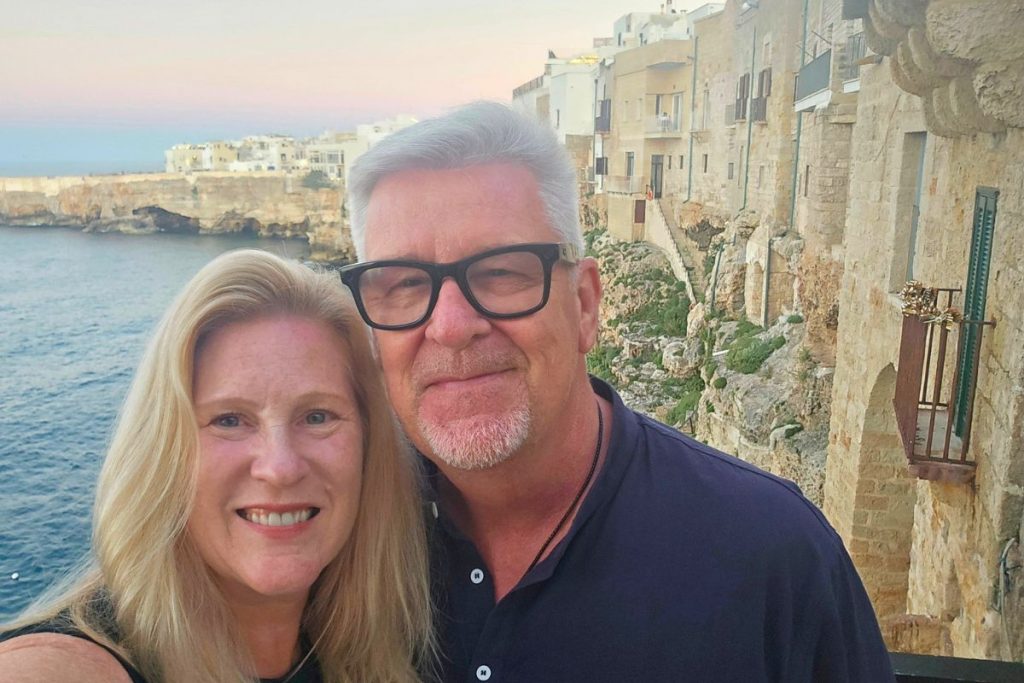 With Dave in Polignano a Mare Italy