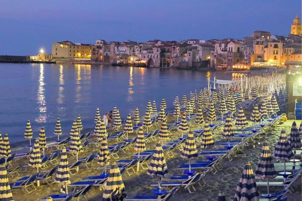 Lungomare at Dusk Cefalu It
