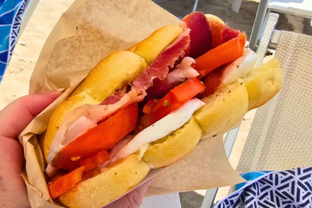 Mafalda Sandwich Sicily Cefalu Italy