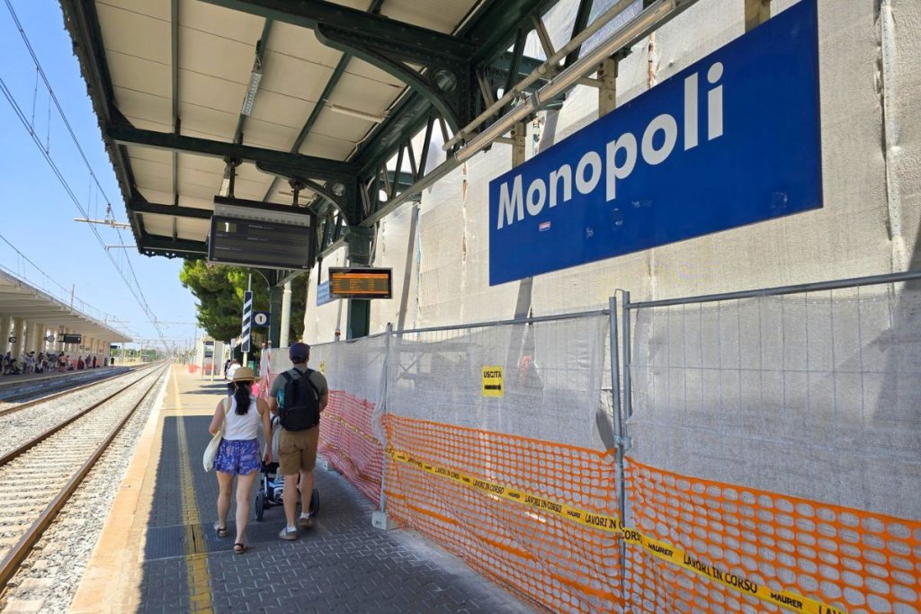 Monopoli Train Station Puglia Italy