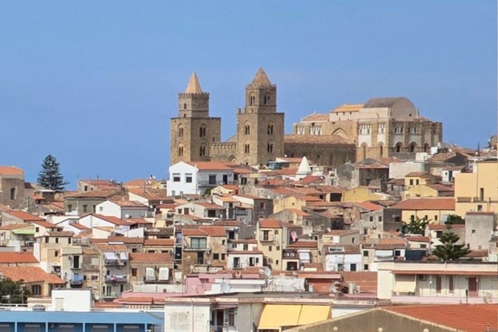 Norman Cathedral Cefalu Italy Sicily