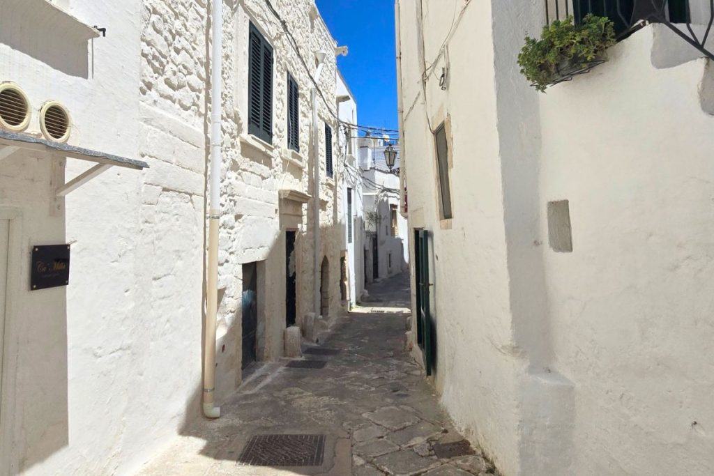 Ostuni Narrow Streets Puglia Italy