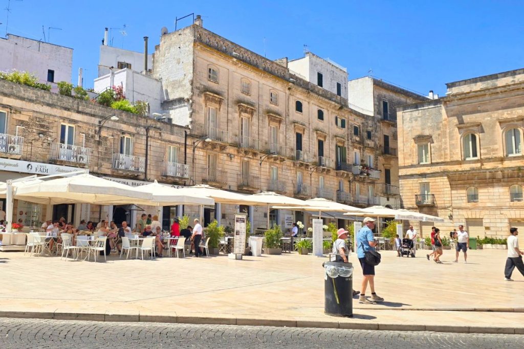 Piazza della Liberta Ostuni Puglia Italy