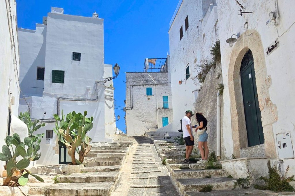 Streets of Ostuni Italy