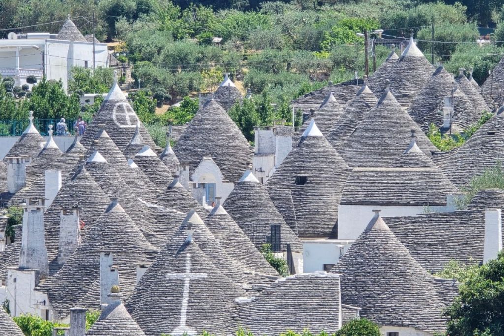Trulli Roofs Alberobello Italy