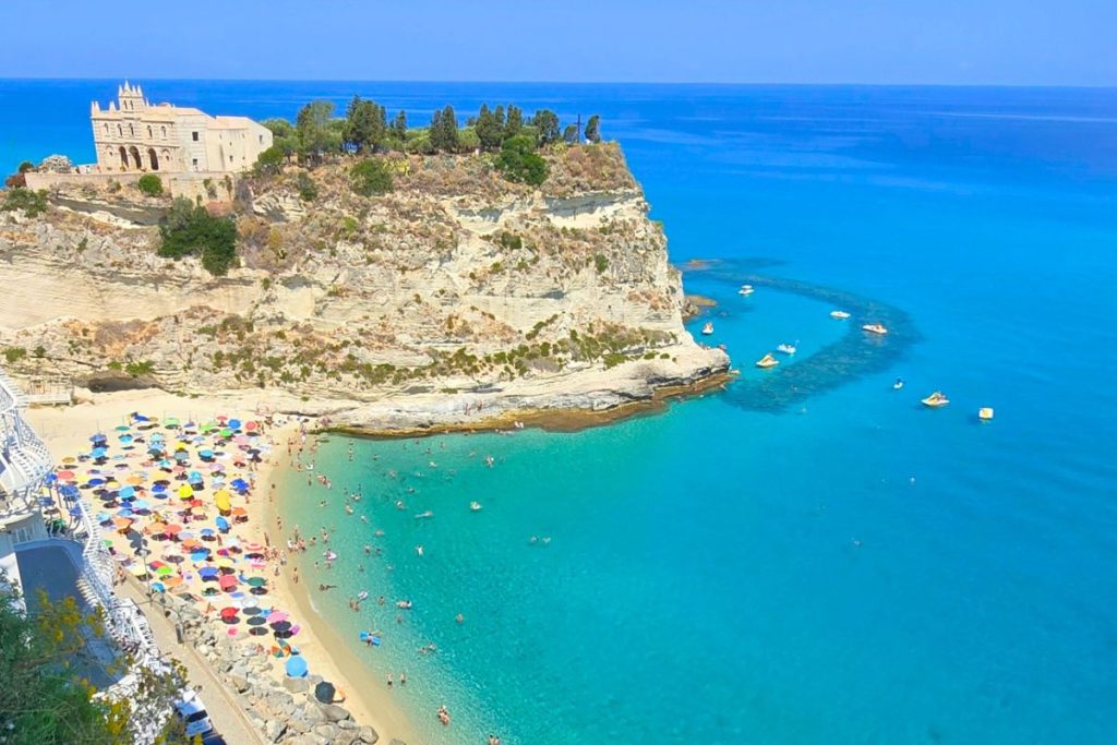 View from Lookout Points Tropea Italy