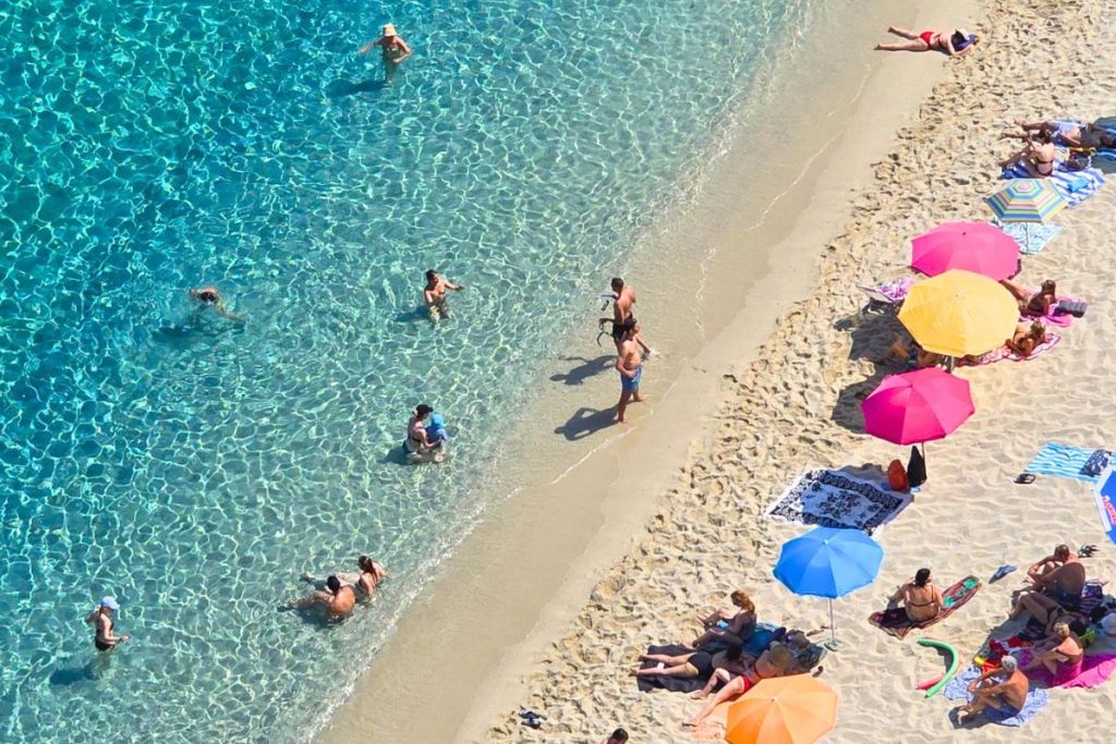 White Sand Beach Tropea Calabria Italy