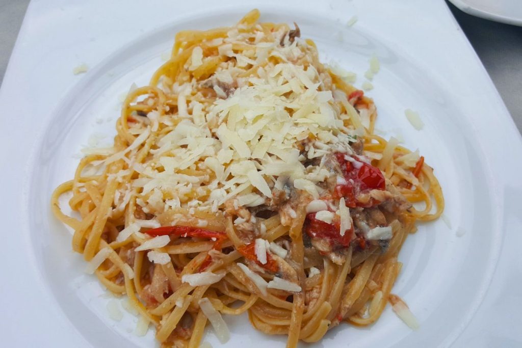 Spaghetti with Lemon Procida Italy